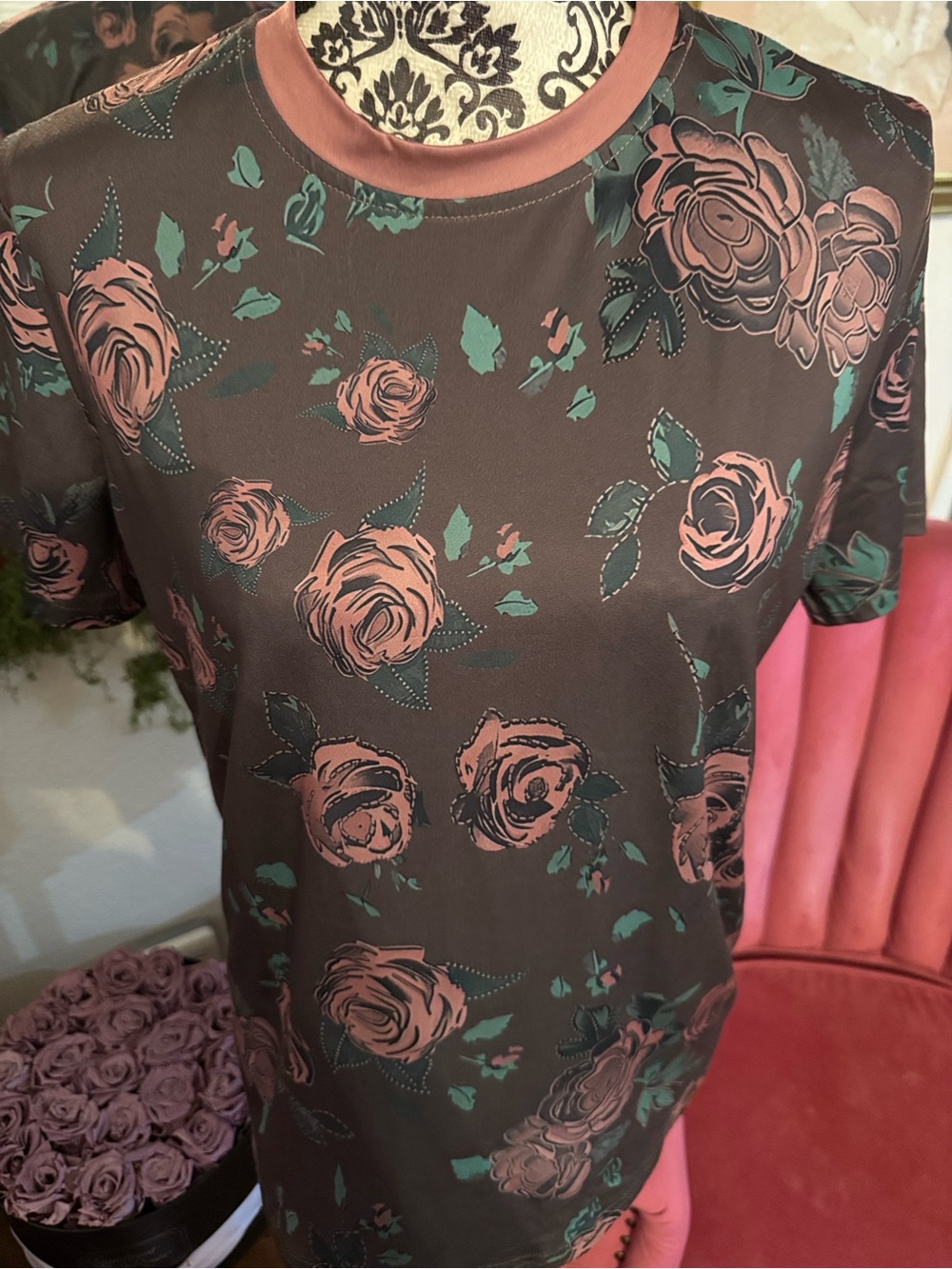 NWOT Women’s floral tee